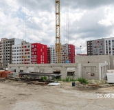 Ход строительства дома 2.4 в ЖК Кантри -