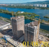 Ход строительства дома № 5.2 в ЖК Новоостровский -