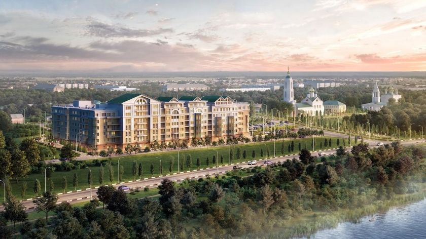 Архитекторы ЖК «Сергиевская слобода» объединили классику и современность ради гармонии с окружением