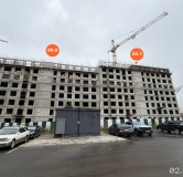 Ход строительства дома 36 в ЖК Авиатоr -