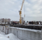 Ход строительства дома 4а, 1 этап в ЖК Ракета-дом Горный -