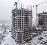 Ход строительства дома № 2 в ЖК АйвазоSKY -