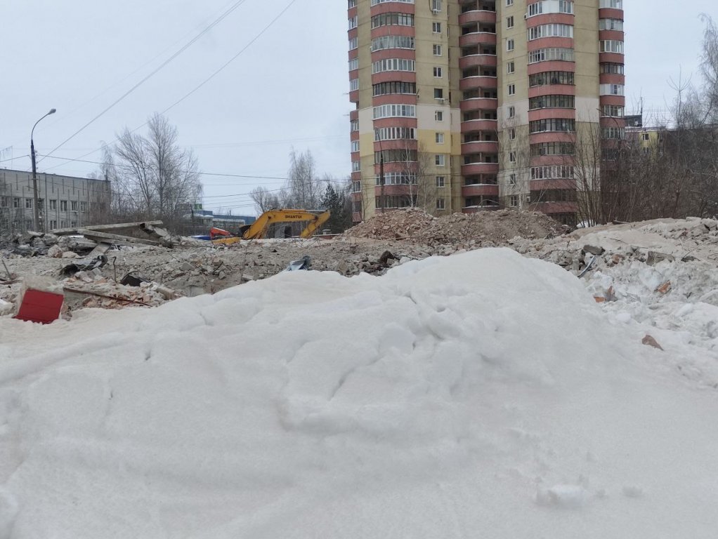 Бывший кинотеатр «Импульс» полностью снесли в Нижнем Новгороде