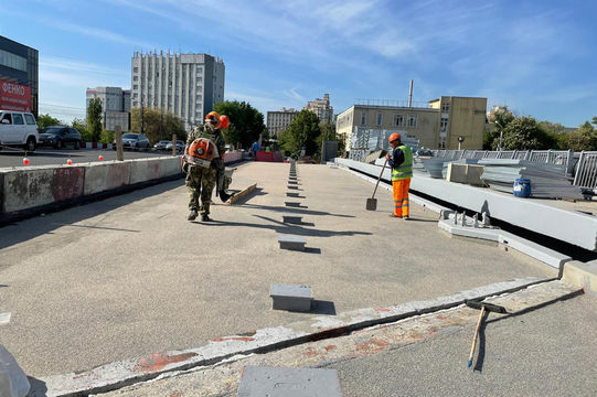 В Воронеже снова перекроют реконструируемый путепровод на улице Ленина - фото 1