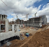 Ход строительства дома 14 в ЖК Мой Ритм -
