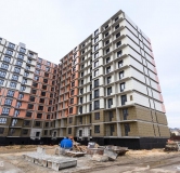 Ход строительства дома 1 в ЖК Май -