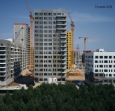 Ход строительства дома 32 в ЖК Символ -