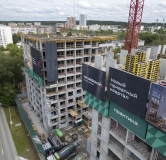 Ход строительства дома 1.2 в ЖК На Шефской -