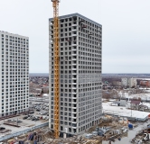 Ход строительства дома № 117, корпус 12 (4А) в ЖК Фатера -