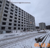 Ход строительства дома 3.8 в ЖК Краснополье -