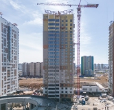 Ход строительства дома 1 в ЖК Чижи -