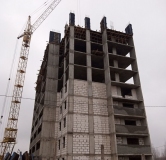 Ход строительства дома № 222 в ЖК Волгоречье -