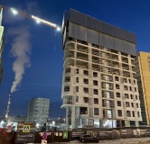 Ход строительства дома 3 в ЖК Уникум на Кутуя -