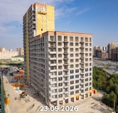 Ход строительства дома 12 (72.214) в ЖК Прео -