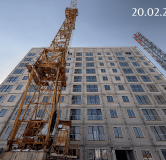 Ход строительства дома Позиция 14 в ЖК Бабяково -