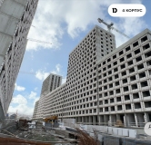 Ход строительства дома Литер 4 в ЖК Порто Ново -