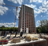 Ход строительства дома 100 в ЖК Настоящий -