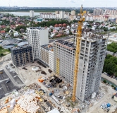 Ход строительства дома № 107, корпус 1 (ГП-74) в ЖК Беринг -