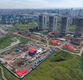 Ход строительства дома 2, 4 этап в ЖК Чижи -