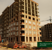 Ход строительства дома № 1.3 в ЖК Плодово-Ягодный -