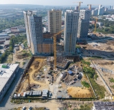 Ход строительства дома 1.2,1.3 в ЖК Азбука на Титова -