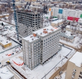 Ход строительства дома № 1,2 в ЖК Квартал Заречный -