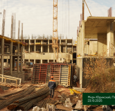 Ход строительства дома № 1.4 в ЖК Плодово-Ягодный -