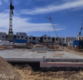 Ход строительства дома 4 этап, поз. 4 в ЖК Славяноград -