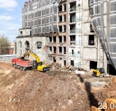 Ход строительства дома № 40, корпус 1.1.5 (Благовещенские башни) в ЖК GloraX Premium Черниговская -