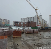 Ход строительства дома 45В в ЖК Мечта -
