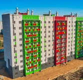 Ход строительства дома 11 в ЖК Вишневая Горка -