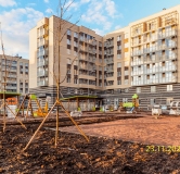 Ход строительства дома 580 в ЖК Живи! в Курортном -