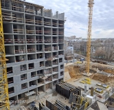 Ход строительства дома 26, секция 5 в ЖК Б-26 -