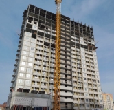 Ход строительства дома № 2 в ЖК Огни Автозавода -
