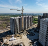Ход строительства дома 1 в ЖК Самоцветы Бирюза -