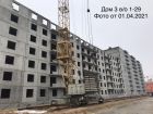 Ход строительства дома № 3 в ЖК Корабли - фото 24, Апрель 2021