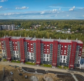 Ход строительства дома 47 в ЖК Вишневая Горка -