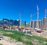 Ход строительства дома 74 в ЖК Радужные дворы -