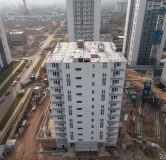 Ход строительства дома 4 в ЖК Белый квартал на Свободном -