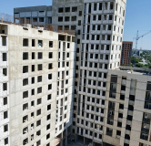 Ход строительства дома 29б, 2 этап, секция 5-8 в ЖК Заря -