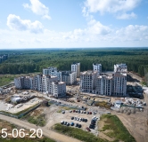 Ход строительства дома 1 в ЖК Новиль -