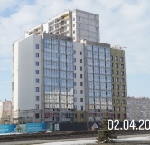 Ход строительства дома 47-01 в ЖК Время -
