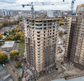 Ход строительства дома № 4 в ЖК Уютные дома на Взлётке -