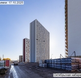 Ход строительства дома корпус 2.4 в ЖК Октябрьская Набережная -