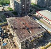 Ход строительства дома 8 в ЖК Настроение -