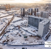Ход строительства дома Секции 6-9 в ЖК Gorizont (Горизонт) -