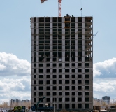 Ход строительства дома № 1441 (ГП-1) в ЖК Мятный -