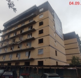 Ход строительства дома 3 в ЖК Иркут -