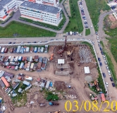 Ход строительства дома 10 в Микрорайон Нанжуль-Солнечный -