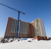 Ход строительства дома 1 в ЖК Май -